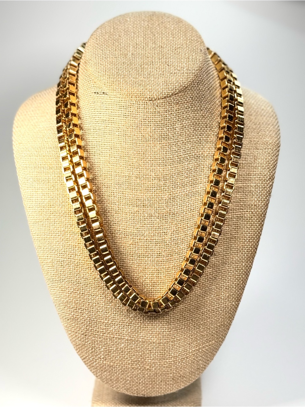 AVON 80’s Box Link Gold Plated Statement Chain